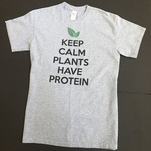 Gildan Tops - Gildan | Vegan Gray T-Shirt Gildan Tops - Gildan | Vegan Gray T-Shirt